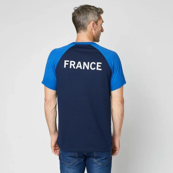 Promo ❤️ IN EXTENSO T-shirt Manches Courtes France Coupe Du Monde Homme 👍 bas prix 3