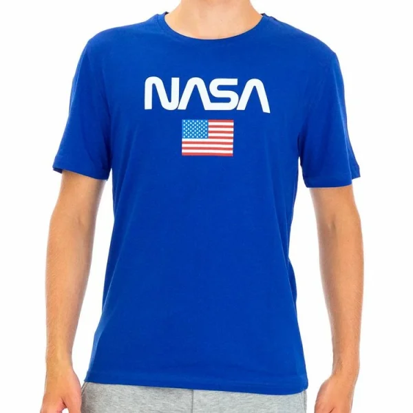 Livraison Standard/Rapide Grosses soldes 💯 NASA T-Shirt Bleu Homme Nasa 40T 🤩 1