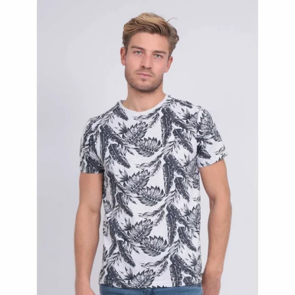 Bon marché 😀 Ritchie T-shirt Col Rond Pur Coton Motifs Netoman 😍 france 1