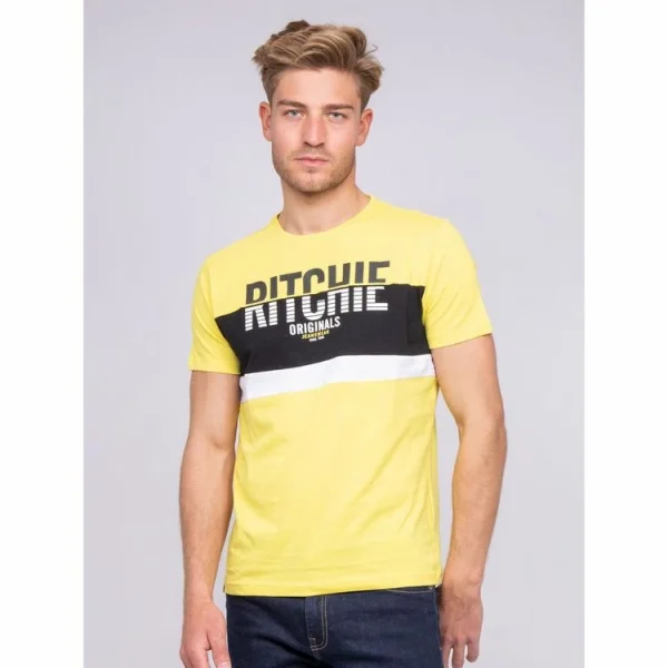 Offres 👏 Ritchie T-shirt Col Rond Pur Coton Nimalo 👏 grossiste en ligne 1