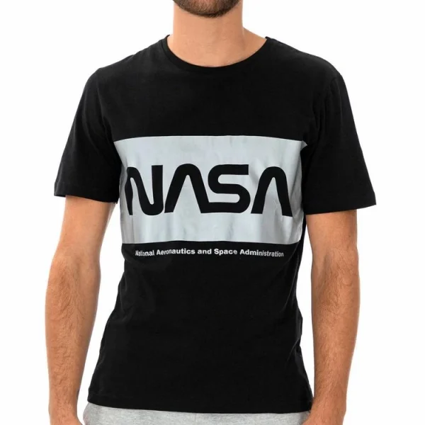 Offres 🤩 NASA Tee-shirts Noir Nasa / Short Sleeve T-shirts ⌛ prix abordable 1