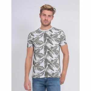 Bon marché 😀 Ritchie T-shirt Col Rond Pur Coton Motifs Netoman 😍 france 14