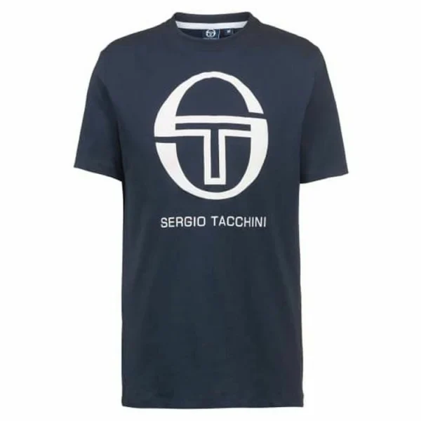 Meilleur Prix Garanti Le moins cher 🌟 SERGIO TACCHINI T 👕 Shirt Homme Marine SERGIO TACCHINI IBERIS 🎉 1