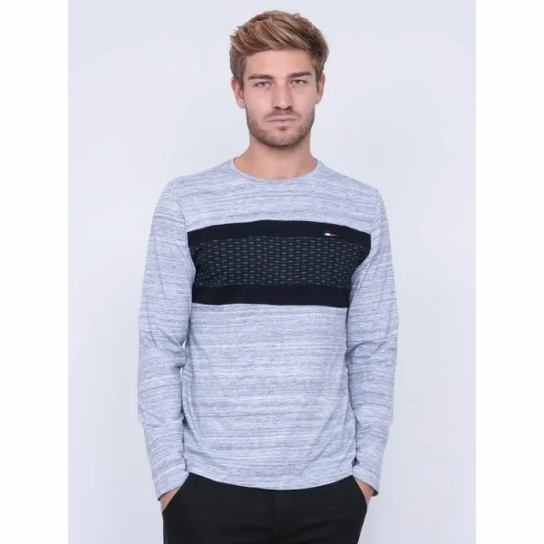 Coupon 👏 Ritchie T-shirt Manches Longues Col Rond Pur Coton Julos ❤️ REMISE allant jusqu. 1