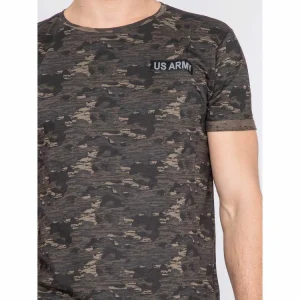 magasin pour Tout neuf ✔️ Ritchie T-shirt Coton Militaire Nimon 🔔 18