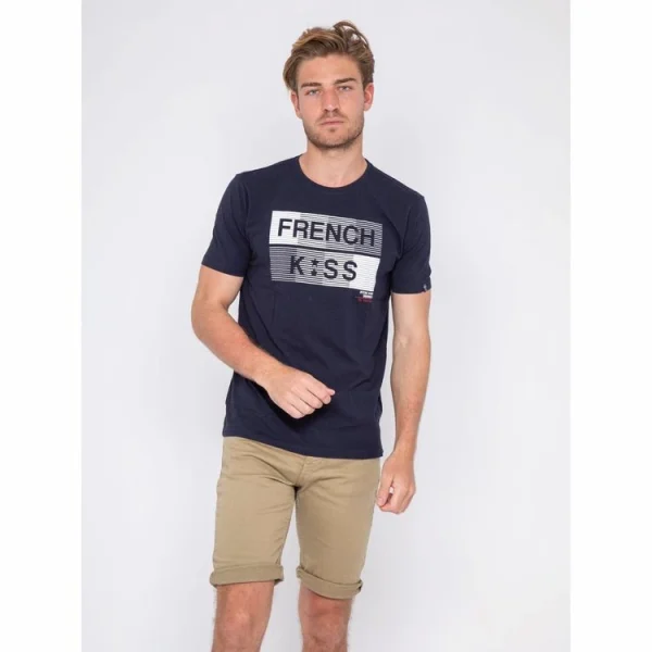 france en ligne Nouveau ✨ Ritchie T-shirt Col Rond Pur Coton Nebulo 🎁 1