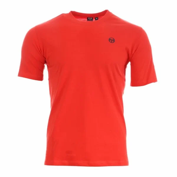 De gros ⭐ SERGIO TACCHINI T-shirt Rouge Homme Sergio Tacchini Run 020 🔥 grossiste en ligne 1