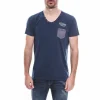 Vente flash 🎉 Ritchie T-shirt Col V Coton Kj Moscow 🛒 achat pas cher 20