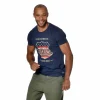 marque moins cher Tout neuf 🎉 VONDUTCH T-shirt Homme Col Rond Coupe Droite Imprimé Devant Suprem 🛒 20