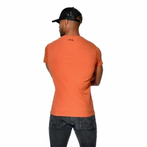 marques de renommée Meilleure vente 🛒 VONDUTCH T-shirt Homme Col Rond Coupe Ajustée Imprimé Devant Hot 💯 9