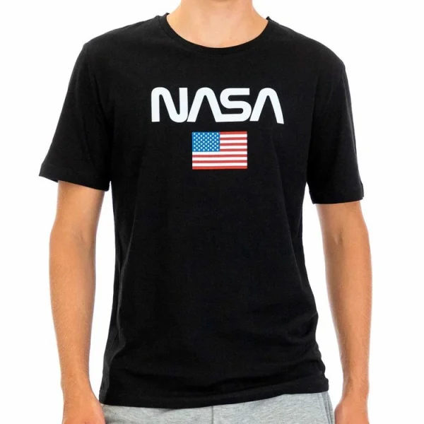 achat pas cher Meilleur prix ✨ NASA T-Shirt Noir Homme Nasa 40T 🤩 1