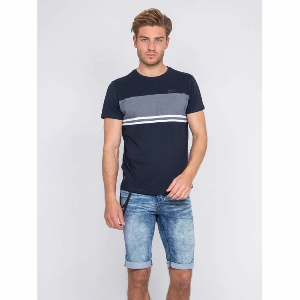 Meilleure vente 🌟 Ritchie T-shirt Col Rond Pur Coton Motifs Nobili ✔️ Pas Cher soldes France 1