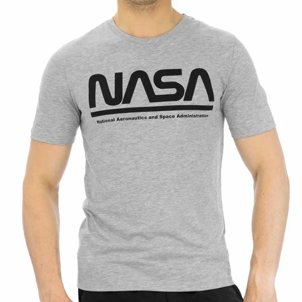 le grand escompte Top 10 💯 NASA T-shirt Gris Homme Nasa 01T 😀 1