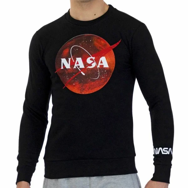 Vente flash 🔔 NASA Sweat Noir Homme Nasa 12S 🔔 acheter en ligne 1