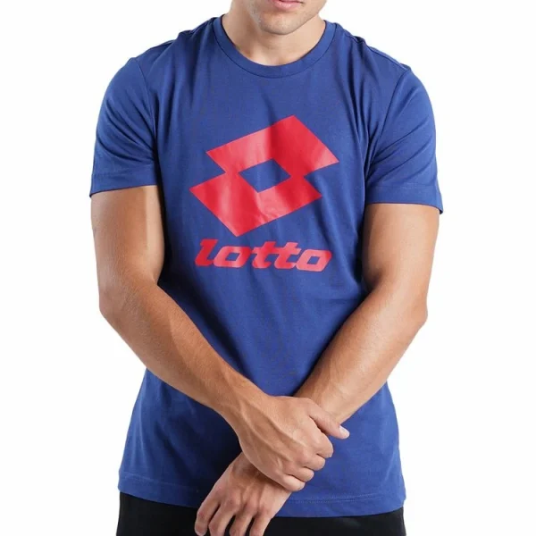 mode Le moins cher ⌛ LOTTO T-shirt Bleu Homme Lotto Smart II 💯 1