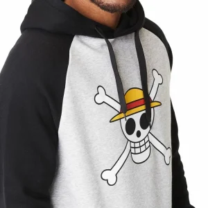 Offres 👏 CAPSLAB Sweat à Capuche Homme One Piece Skull 😀 achetez 9