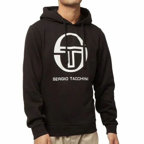 Top ventes De gros 👍 SERGIO TACCHINI Sweat Noir Homme SERGIO TACCHINI ZION 👏 1