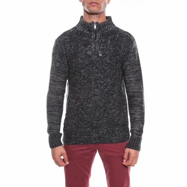 Nouveau ⌛ Ritchie Pull Col Zip Lyvio 🛒 en promotion 1