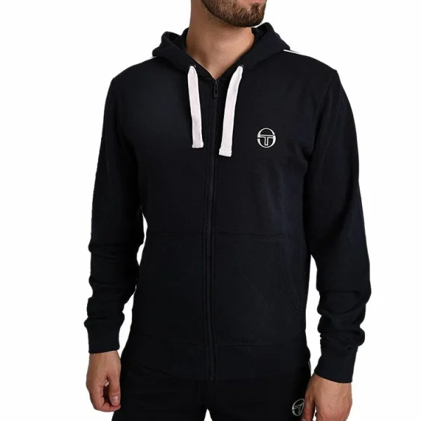 Protections acheteurs De gros 🎁 SERGIO TACCHINI Sweat Zippé Marine Homme Sergio Tacchini New Elbow 🛒 1