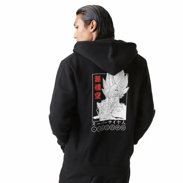 vente à bas prix Budget 😍 CAPSLAB Sweat à Capuche Avec Zip Homme Dragon Ball Z Goku ❤️ 3