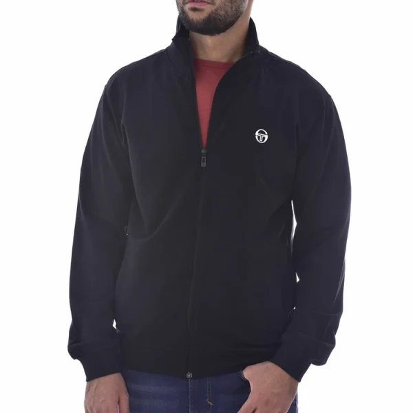 Meilleur prix ✨ SERGIO TACCHINI Sweat Zippé Marine Homme Sergio Tacchini FZ 🔔 marque pas cher 1