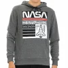 a Prix Discount De gros 🎉 NASA Sweat à Capuche Gris Homme Nasa 59H 🔥 20