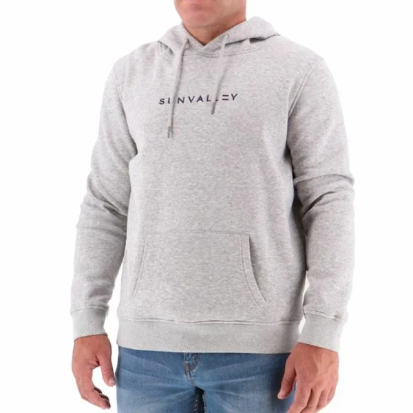 Remise ❤️ SUN VALLEY Sweat à Capuche Gris Homme Sun Valley Lombok 🛒 pas cher 1