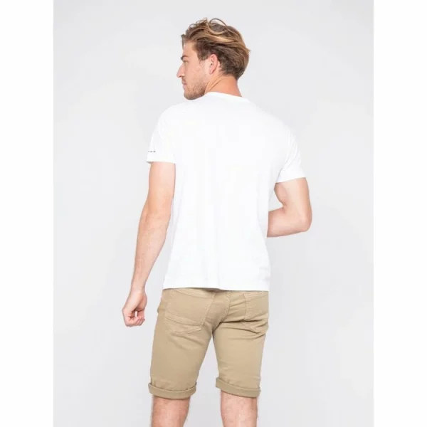 soldes en ligne Nouveau 🎉 Ritchie T-shirt Col Rond Pur Coton Motifs Relief Nolibert 🎉 3