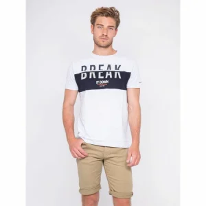 soldes en ligne Nouveau 🎉 Ritchie T-shirt Col Rond Pur Coton Motifs Relief Nolibert 🎉 14