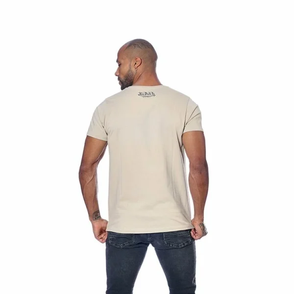 Meilleure affaire ⌛ VONDUTCH T-shirt Homme Regular Fit Col Rond En Coton Numb 🌟 aux meilleurs prix 4