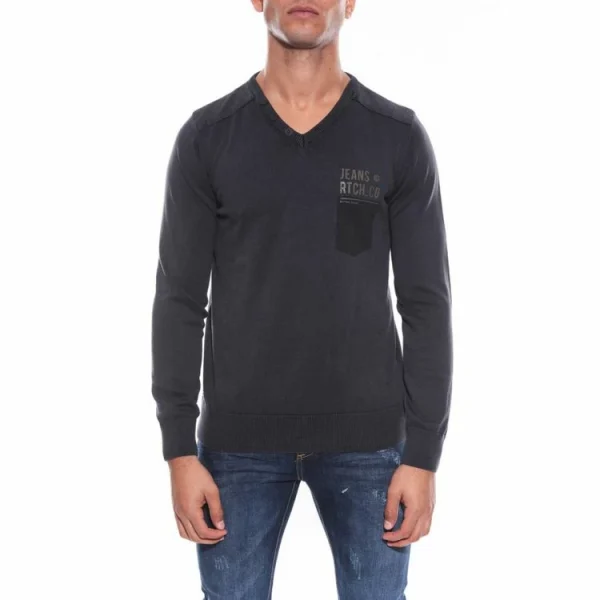 Vente flash 🔥 Ritchie Pull Col V Ladwin 🛒 en solde 5