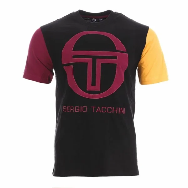 Remise 👍 SERGIO TACCHINI T-shirt Noir Homme Sergio Tacchini Icona 🎉 dernières 1