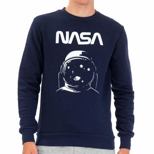 luxe soldes De gros 🎉 NASA Sweat Marine Homme Nasa 67S 🤩 1