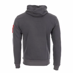 mode Remise 🥰 HOLLIFIELD Sweat Zippé Gris Foncé Homme Hollifield Fentucky 👏 6