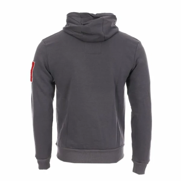 mode Remise 🥰 HOLLIFIELD Sweat Zippé Gris Foncé Homme Hollifield Fentucky 👏 3