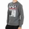 Livraison internationale De gros ⌛ NASA Sweat Gris Homme Nasa 58S ✔️ 10