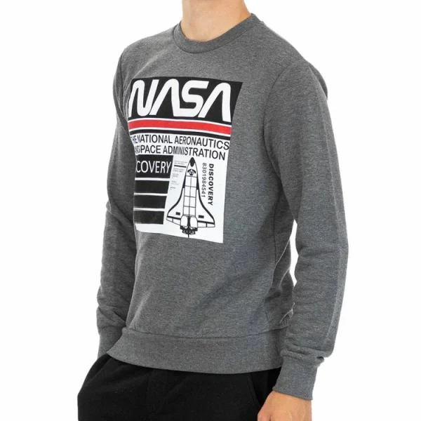 Livraison internationale De gros ⌛ NASA Sweat Gris Homme Nasa 58S ✔️ 1