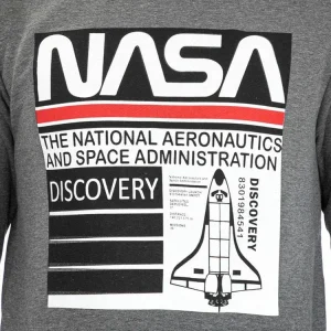 Livraison internationale De gros ⌛ NASA Sweat Gris Homme Nasa 58S ✔️ 9