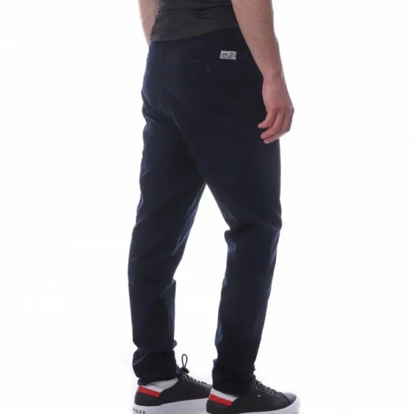 SOLDES TOUT À Nouveau 🔔 HUNGARIA Pantalon Chino Marine Homme HUNGARIA CLASSIC 😍 3