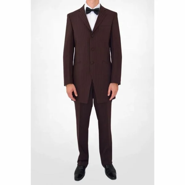 excellents soldes Grosses soldes 😀 Kebello Costume RedingoteHomme Marron ❤️ 1