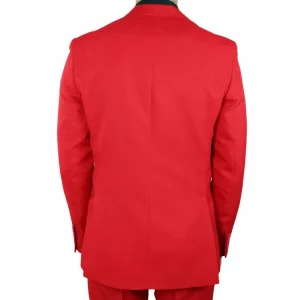 Promo ✔️ Kebello Costume 2 BoutonsHomme Rouge ⌛ mode 9