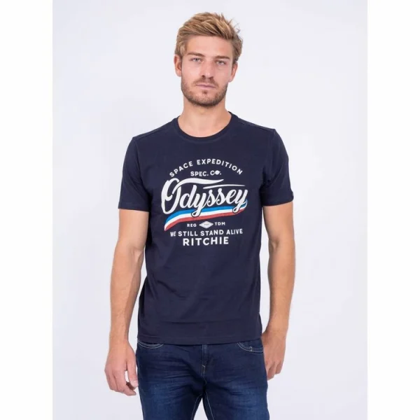 Sortie 🥰 Ritchie T-shirt Col Rond Pur Coton Joufax 👏 magasin pour 1