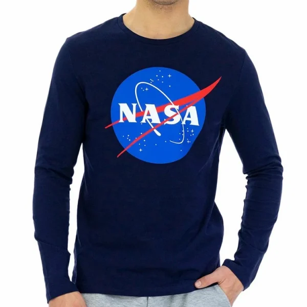 en ligne Budget 🔔 NASA T-shirt Bleu Homme Nasa 10T 👍 1