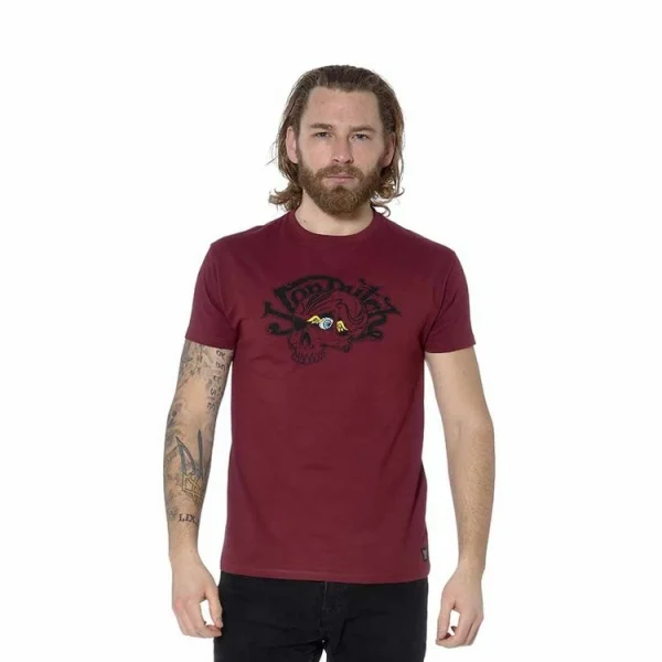 Budget 🛒 VONDUTCH T-shirt Homme Col Rond Kustom Art Skull ⌛ Livraison gratuite 1