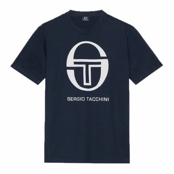 Grosses soldes ✔️ SERGIO TACCHINI T-shirt Marine/Blanc Homme Sergio Tacchini Iberis 🧨 magasin 1