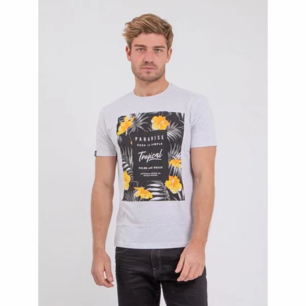 authentiques Bon marché 🥰 Ritchie T-shirt Manches Courtes Col Rond Pur Coton Noctavio 🔥 1