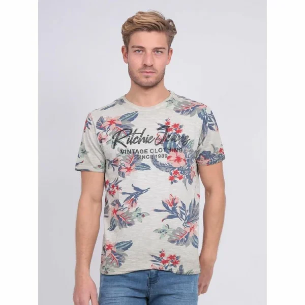 Tout neuf 🤩 Ritchie T-shirt Col Rond Pur Coton Motifs Nalko 😉 Boutique officielle 1