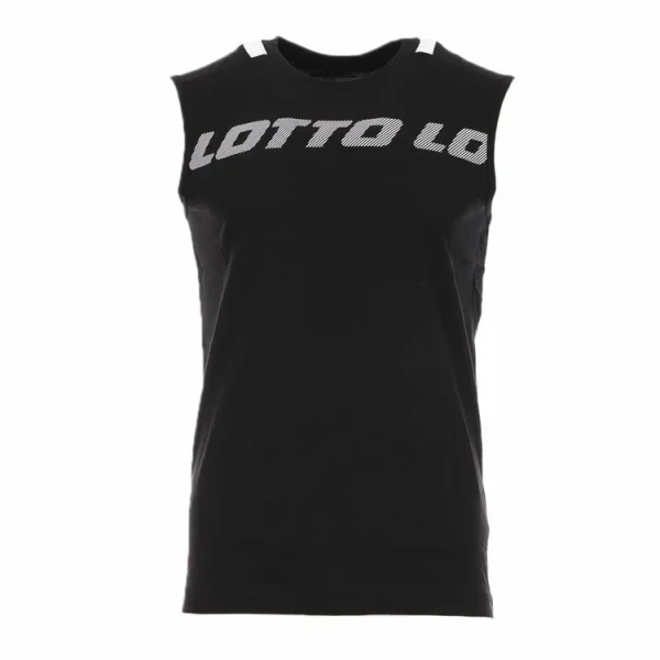 Vente flash 🧨 LOTTO Débardeur Noir Homme Lotto Logo 🛒 Top ventes 1